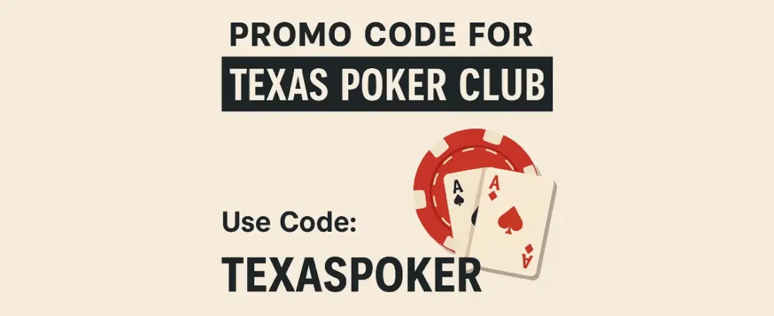 Texas Poker Club Promo Code – Unlock Bonus with $20 Gold Coin Purchase