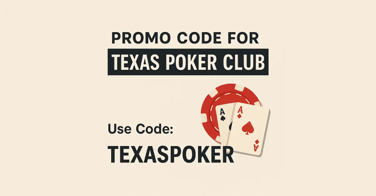 Texas Poker Club Promo Code – Unlock Bonus with $20 Gold Coin Purchase
